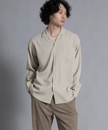 aimoha men Timeless Open Collar Shirt
