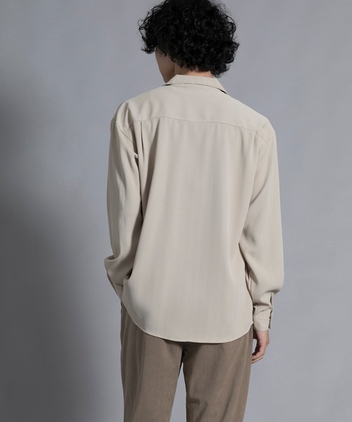 aimoha(アイモハ)の「aimoha men Timeless Open Collar Shirt(シャツ/ブラウス・メンズ・ブラック/ライトベージュ・MEDIUM/LARGE/X-LARGE/XX-LARGE)」の22枚目の写真