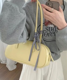 HALEY PESCA/【リボン付き】スクエアハンドバッグ