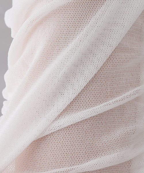 【セール】チュールギャザーオフショルトップス（Tシャツ/カットソー）｜U by SPICK&SPAN（ユーバイスピックアンドスパン）