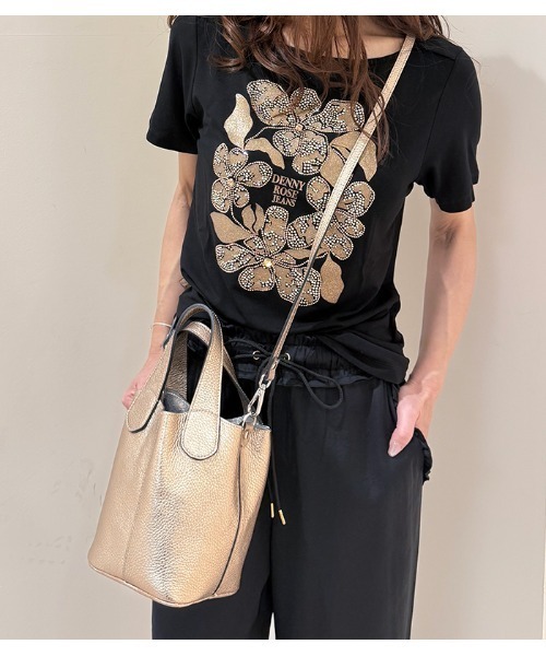 RIPANI（リパーニ）の「★【RIPANI/リパーニ】ANNAメタリックレザートートバッグ(小)（トートバッグ・レディース・ゴールド/シルバー/ブロンズ・FREE）」の8枚目の写真