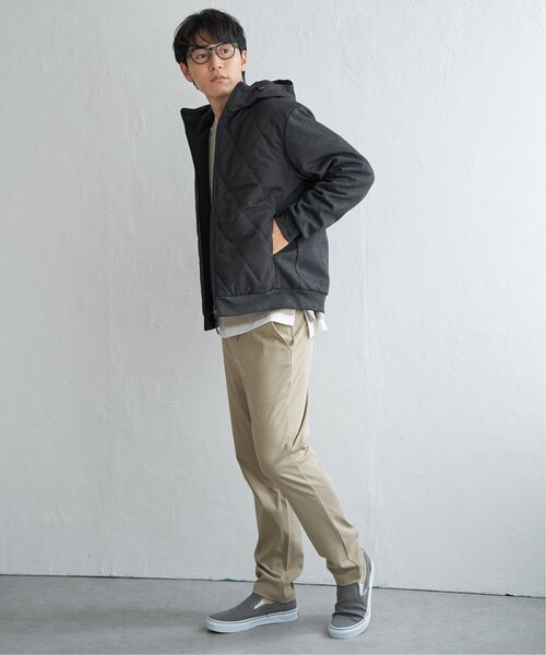 ikka(イッカ)の「【メディア紹介商品】sorona(R)コンビ中綿パーカー【親子コーデ】(ブルゾン・メンズ・ブラック/ネイビー/ベージュ・M/L/XL/S)」の13枚目の写真