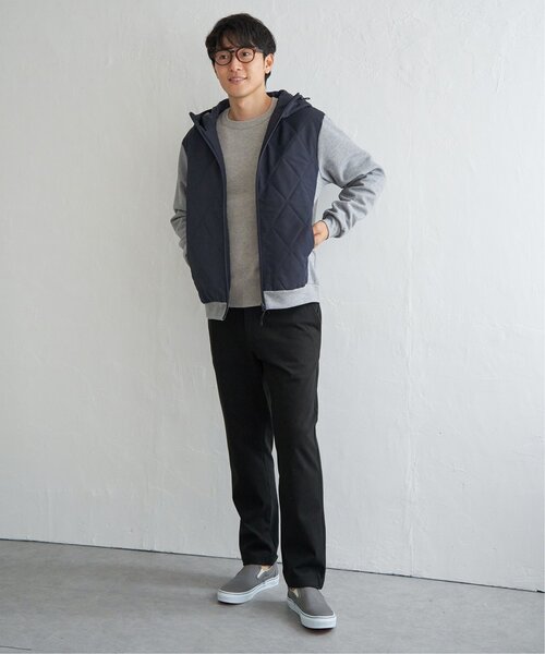 ikka(イッカ)の「【メディア紹介商品】sorona(R)コンビ中綿パーカー【親子コーデ】(ブルゾン・メンズ・ブラック/ネイビー/ベージュ・M/L/XL/S)」の15枚目の写真