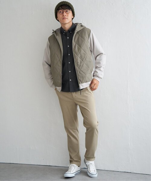 ikka(イッカ)の「【メディア紹介商品】sorona(R)コンビ中綿パーカー【親子コーデ】(ブルゾン・メンズ・ブラック/ネイビー/ベージュ・M/L/XL/S)」の18枚目の写真