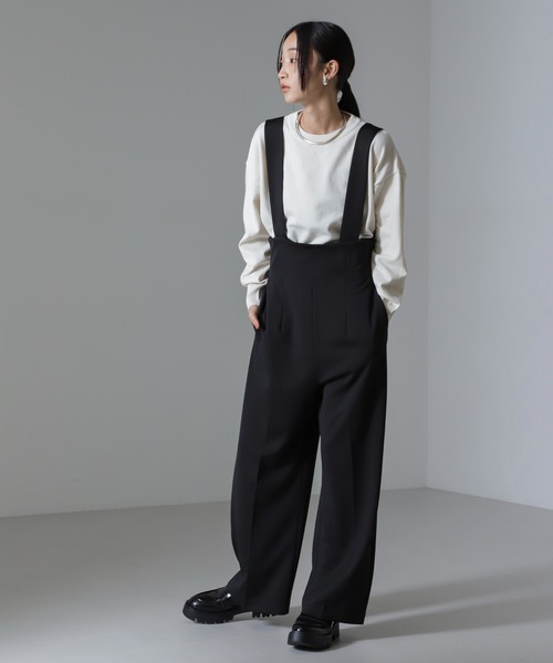 NANO universe（ナノユニバース）の「二重臼クルーネックプルオーバーニット（ニット/セーター・レディース・ブルー/ブラック/ホワイト・FREE）」の17枚目の写真