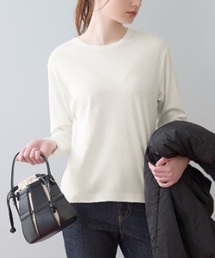 GUNZE（グンゼ）の「KIREILABO/キレイラボ 長袖オーバーサイズシャツ 肌側起毛で柔らかくなめらかな肌ざわり（Tシャツ/カットソー）」