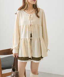 w closet | リボン2WAYティアードブラウス(シャツ/ブラウス)