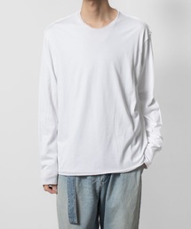 ATTACHMENT | 80/2 ピマコットンジャージー スリムフィット レイヤード L/S TEE / 80/2 PIMA CO JERSEY SLIM FIT LAYERED L/S TEE(Tシャツ/カットソー)