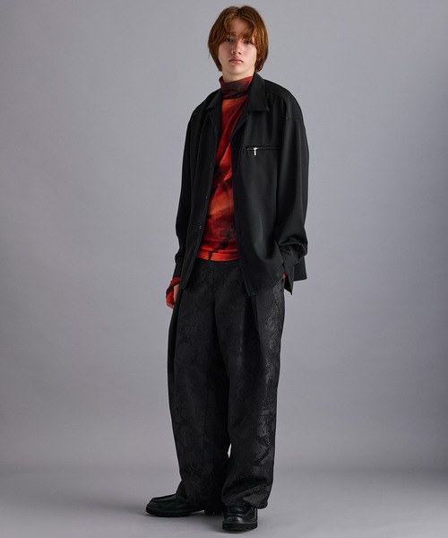 JUNRED（ジュンレッド）の「セカンドスキンハイネックT（その他トップス・メンズ・ブラック/レッド・FREE）」の5枚目の写真