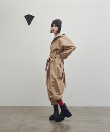 HANNE×Mikako スタンドカラージャンプスーツ HANNE（アン）の「【Mikako collaboration】スタンドカラー