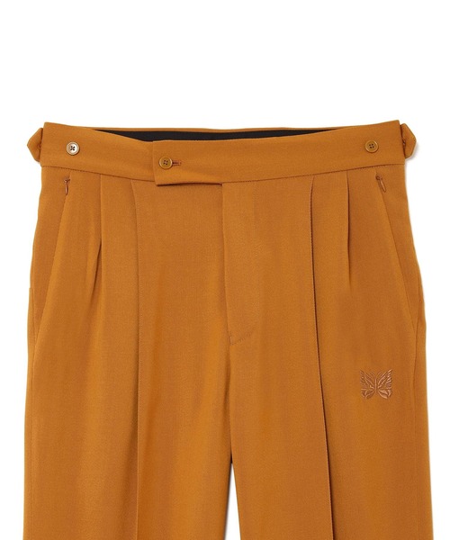 needles Tucked Side Tab Trouser 新品未使用 Needles (ニードルズ) : Tucked Side Tab Trouser-Poly Cloth (Black