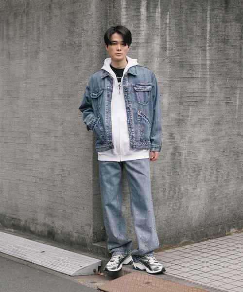 AKYRさん専用⭐︎ライトデニムパンツ SUPPLIER（サプライヤー）の「SUPPLIER/サプライヤー Rhinestone