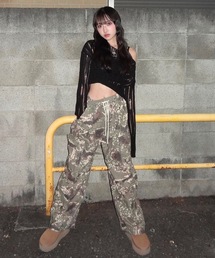 ALLuRing ChaRm | Camouflage wide Cago Pants / 迷彩柄ワイドカーゴパンツ(カーゴパンツ)