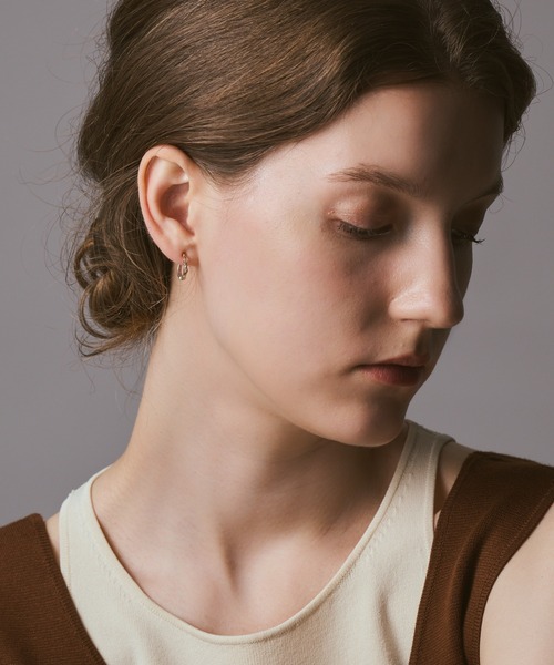 agete（アガット）の「K5ラブラドライトイヤリングセット（イヤリング・レディース・ゴールド系その他・フリー）」の6枚目の写真