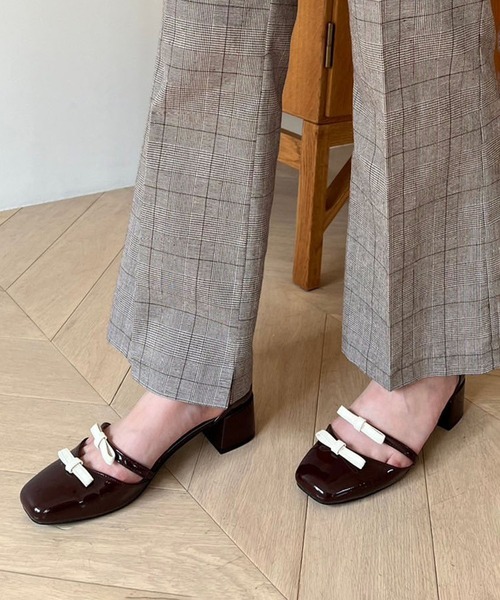 one after another NICE CLAUP(ワンアフターアナザーナイスクラップ)の「【OTONA NICE】センタープレスパンツ(スラックス・レディース・ベージュ/ブラック/ブラウン系その他・SMALL/MEDIUM)」の14枚目の写真