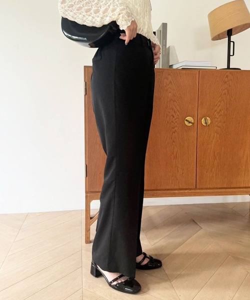 one after another NICE CLAUP(ワンアフターアナザーナイスクラップ)の「【OTONA NICE】センタープレスパンツ(スラックス・レディース・ベージュ/ブラック/ブラウン系その他・SMALL/MEDIUM)」の22枚目の写真