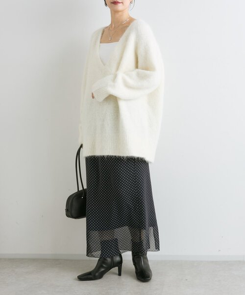 RIVE DROITE(リヴドロワ)の「【1つで華やか】レイヤードワントップネックレス(ネックレス・レディース・シルバー・FREE)」の4枚目の写真