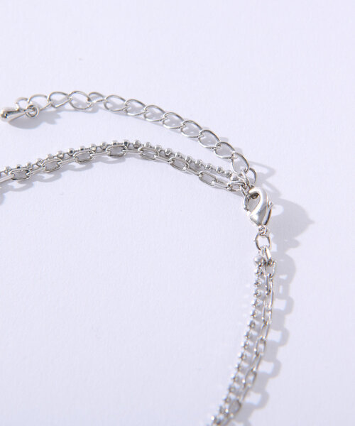 RIVE DROITE(リヴドロワ)の「【1つで華やか】レイヤードワントップネックレス(ネックレス・レディース・シルバー・FREE)」の7枚目の写真