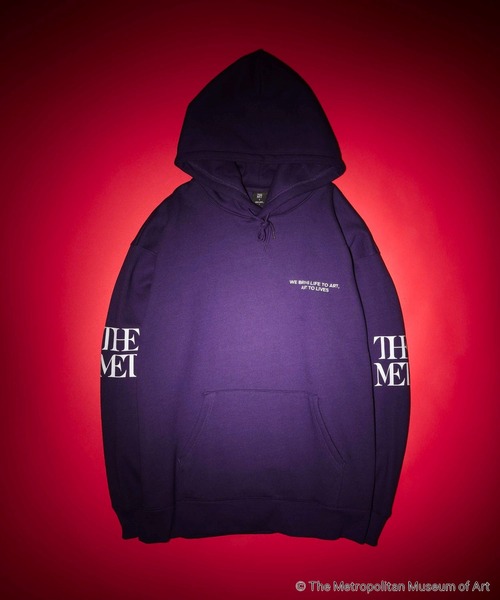niko and...（ニコアンド）の「【The Metropolitan Museum of Art】コラボアートパーカー（パーカー・メンズ・オフホワイト/ブラック/パープル・MEDIUM/LARGE）」の3枚目の写真