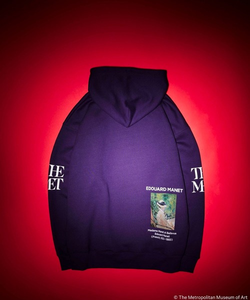 niko and...（ニコアンド）の「【The Metropolitan Museum of Art】コラボアートパーカー（パーカー・メンズ・オフホワイト/ブラック/パープル・MEDIUM/LARGE）」の5枚目の写真