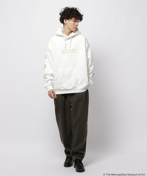 niko and...（ニコアンド）の「【The Metropolitan Museum of Art】コラボアートパーカー（パーカー・メンズ・オフホワイト/ブラック/パープル・MEDIUM/LARGE）」の6枚目の写真