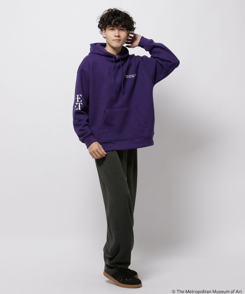 niko and...（ニコアンド）の「【The Metropolitan Museum of Art】コラボアートパーカー（パーカー・メンズ・オフホワイト/ブラック/パープル・MEDIUM/LARGE）」の8枚目の写真