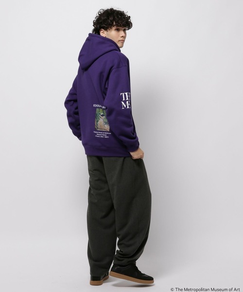 niko and...（ニコアンド）の「【The Metropolitan Museum of Art】コラボアートパーカー（パーカー・メンズ・オフホワイト/ブラック/パープル・MEDIUM/LARGE）」の9枚目の写真