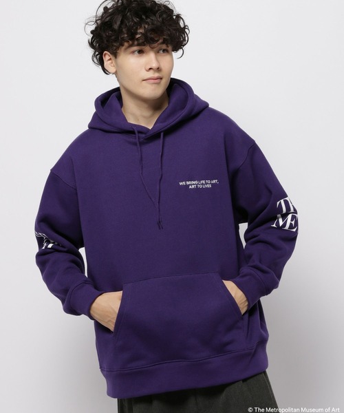 niko and...（ニコアンド）の「【The Metropolitan Museum of Art】コラボアートパーカー（パーカー・メンズ・オフホワイト/ブラック/パープル・MEDIUM/LARGE）」の10枚目の写真