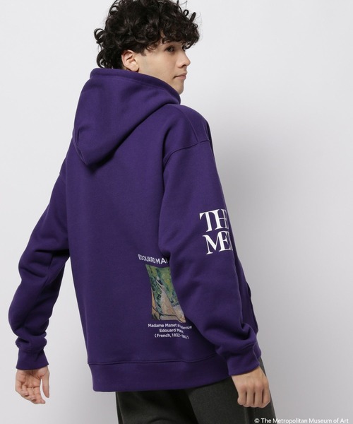 niko and...（ニコアンド）の「【The Metropolitan Museum of Art】コラボアートパーカー（パーカー・メンズ・オフホワイト/ブラック/パープル・MEDIUM/LARGE）」の11枚目の写真