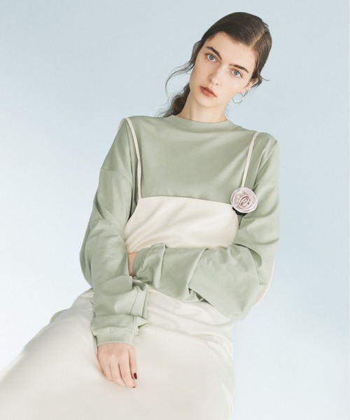 kiehtova（キエトヴァ）の「【kiehtova】ROSE SHUSHU / S　ローズ シュシュ S（シュシュ・レディース・ブラック/ベージュ・FREE）」の6枚目の写真