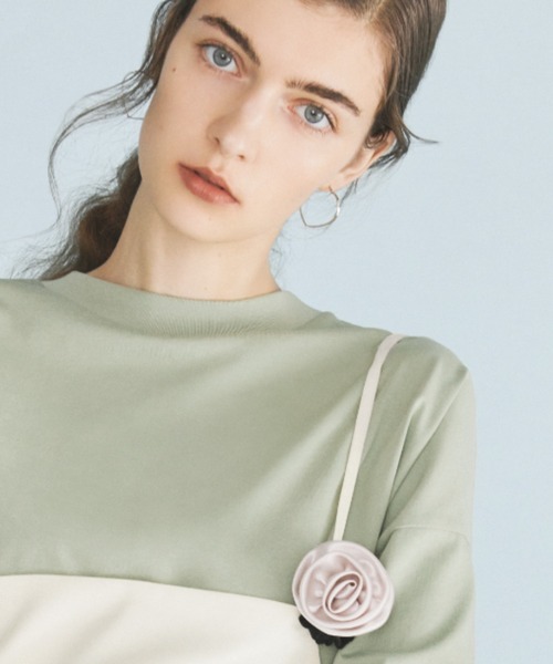 kiehtova（キエトヴァ）の「【kiehtova】ROSE SHUSHU / S　ローズ シュシュ S（シュシュ・レディース・ブラック/ベージュ・FREE）」の7枚目の写真