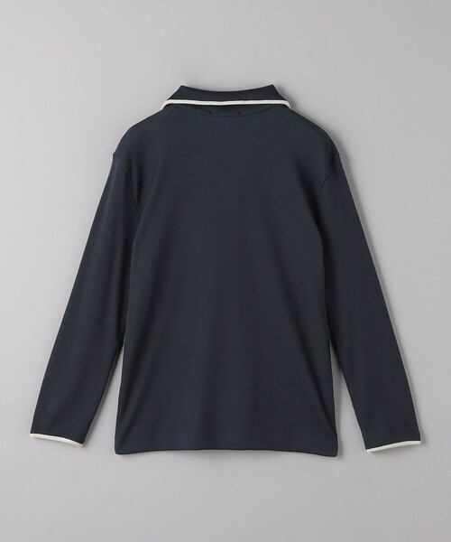 UNITED ARROWS（ユナイテッドアローズ）の「リブ バイカラーパイピング スキッパーカットソー（Tシャツ/カットソー・レディース・ブラック/ネイビー・FREE）」の10枚目の写真