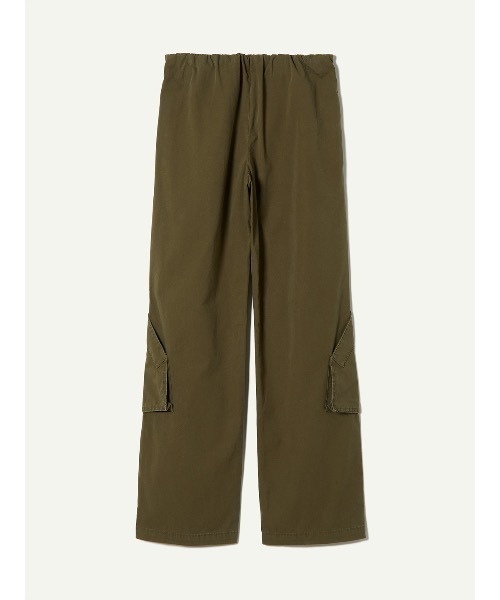 leinwande（ラインヴァンド）の「【leinwande】Patched Pocket Organic Cotton Trousers（カーゴパンツ・レディース・カーキ・M/S）」の7枚目の写真