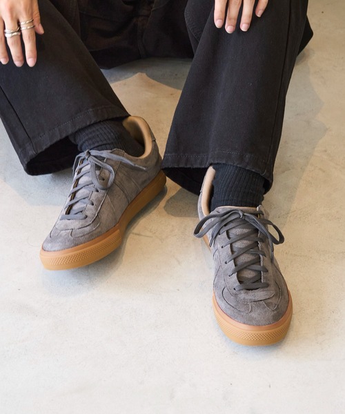 GERMAN TRAINER(ジャーマントレーナー)の「【SETUP7】REPRODUCT MILITALY GERMAN TRAINER ジャーマントレーナー SKATE LINE/スケートライン E- VANS KATE(スニーカー・メンズ・ブラック/グレー・26cm/25/28cm/27cm)」の17枚目の写真