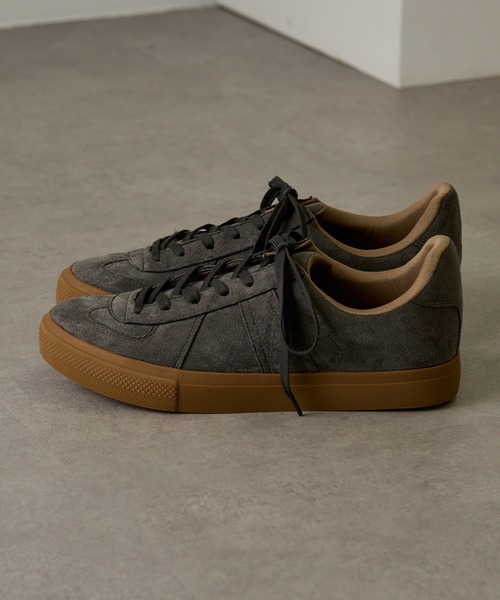 GERMAN TRAINER(ジャーマントレーナー)の「【SETUP7】REPRODUCT MILITALY GERMAN TRAINER ジャーマントレーナー SKATE LINE/スケートライン E- VANS KATE(スニーカー・メンズ・ブラック/グレー・26cm/25/28cm/27cm)」の20枚目の写真
