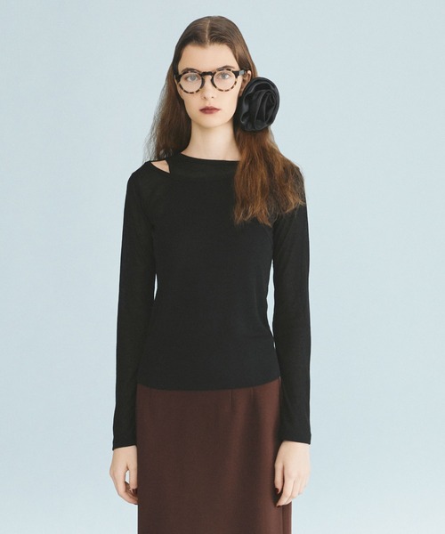 kiehtova（キエトヴァ）の「【kiehtova】ROSE SHUSHU / M KTH3（シュシュ・レディース・ブラック/ベージュ・M）」の6枚目の写真