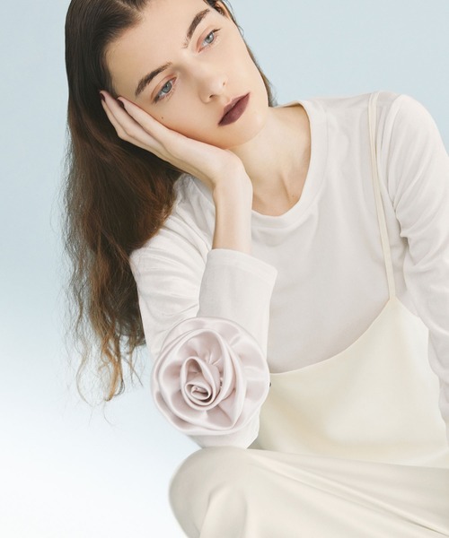 kiehtova（キエトヴァ）の「【kiehtova】ROSE SHUSHU / M KTH3（シュシュ・レディース・ブラック/ベージュ・M）」の9枚目の写真