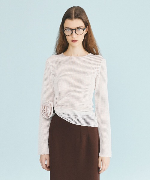 kiehtova（キエトヴァ）の「【kiehtova】ROSE SHUSHU / M KTH3（シュシュ・レディース・ブラック/ベージュ・M）」の11枚目の写真