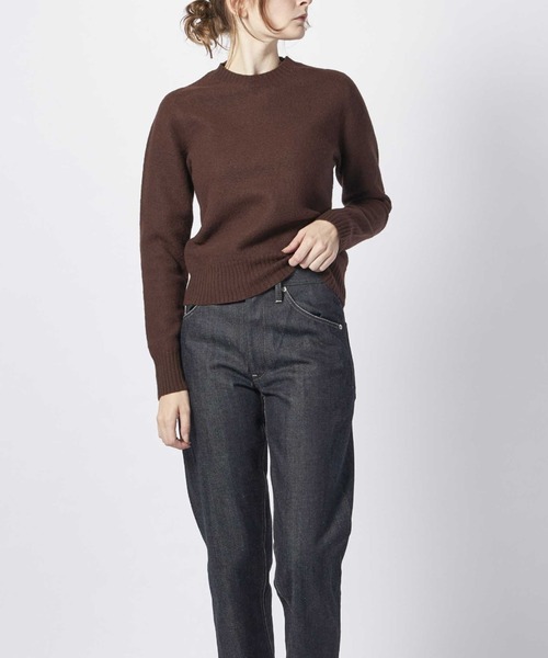 JIL SANDER(ジルサンダー)の「JIL SANDER SWEATER RN LS(ニット/セーター・レディース・グレー/ブラウン・34/36)」の5枚目の写真