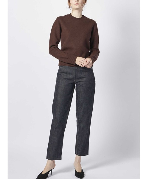 JIL SANDER(ジルサンダー)の「JIL SANDER SWEATER RN LS(ニット/セーター・レディース・グレー/ブラウン・34/36)」の7枚目の写真