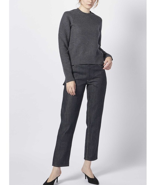 JIL SANDER(ジルサンダー)の「JIL SANDER SWEATER RN LS(ニット/セーター・レディース・グレー/ブラウン・34/36)」の8枚目の写真