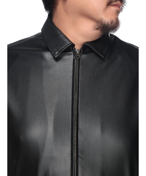 【セール】合成皮革 スイング ジャケット 4741423L（ブルゾン）｜B&T CLUB（ビーティークラブ）