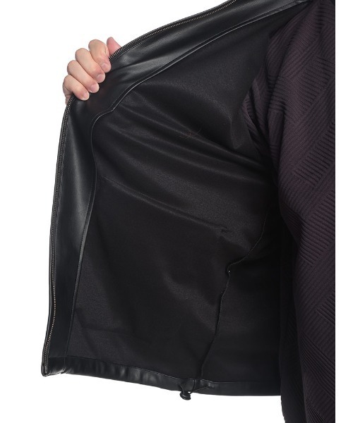 【セール】合成皮革 スイング ジャケット 4741423L（ブルゾン）｜B&T CLUB（ビーティークラブ）