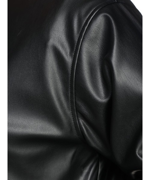 【セール】合成皮革 スイング ジャケット 4741423L（ブルゾン）｜B&T CLUB（ビーティークラブ）