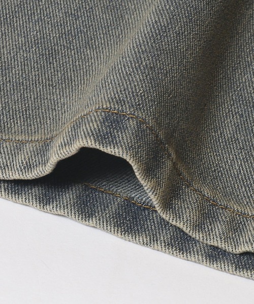 coca（coca）（コカ）の「【WEB限定セール】キッズ ヴィンテージ風タックワイドデニム（デニムパンツ・キッズ・ブラック/ライトブルー・130/140/120/150）」の14枚目の写真