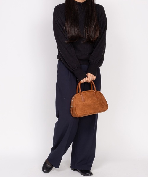 SVEC(シュベック)の「スエード ハンドバッグ(ハンドバッグ・レディース・ブラック系その他/ホワイト系その他/ブラウン系その他・FREE)」の10枚目の写真