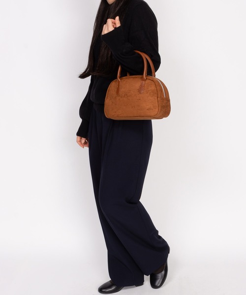 SVEC(シュベック)の「スエード ハンドバッグ(ハンドバッグ・レディース・ブラック系その他/ホワイト系その他/ブラウン系その他・FREE)」の11枚目の写真