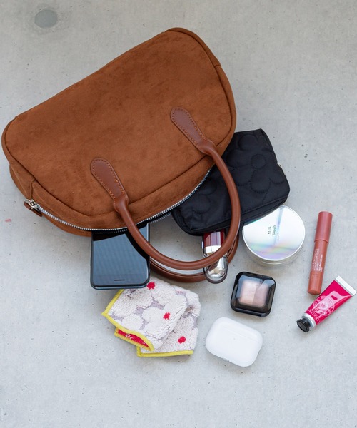 SVEC(シュベック)の「スエード ハンドバッグ(ハンドバッグ・レディース・ブラック系その他/ホワイト系その他/ブラウン系その他・FREE)」の21枚目の写真