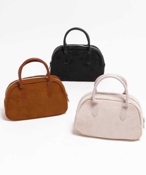 SVEC(シュベック)の「スエード ハンドバッグ(ハンドバッグ・レディース・ブラック系その他/ホワイト系その他/ブラウン系その他・FREE)」の16枚目の写真