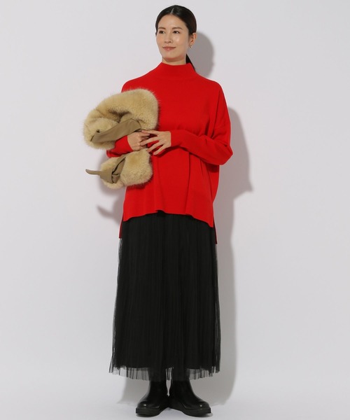 JURGEN LEHL 赤のタートルネック長袖ニット 新品未使用♡ UNIQLO - ユニクロ ニット セーター 長袖 カシミヤ